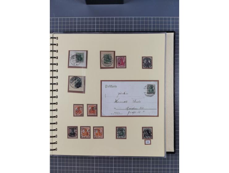 1875/45, umfangreiche Sammlung mit einigen hundert Briefen, Karten und Ganzsachen sowie einigen Briefstücken und losen Marken