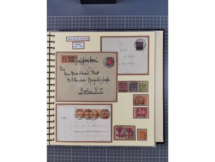 1875/45, umfangreiche Sammlung mit einigen hundert Briefen, Karten und Ganzsachen sowie einigen Briefstücken und losen Marken