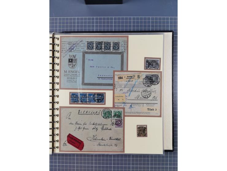 1875/45, umfangreiche Sammlung mit einigen hundert Briefen, Karten und Ganzsachen sowie einigen Briefstücken und losen Marken