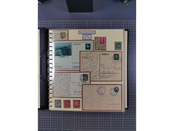 1875/45, umfangreiche Sammlung mit einigen hundert Briefen, Karten und Ganzsachen sowie einigen Briefstücken und losen Marken