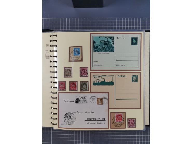 1875/45, umfangreiche Sammlung mit einigen hundert Briefen, Karten und Ganzsachen sowie einigen Briefstücken und losen Marken