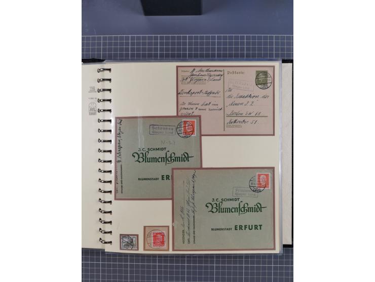 1875/45, umfangreiche Sammlung mit einigen hundert Briefen, Karten und Ganzsachen sowie einigen Briefstücken und losen Marken