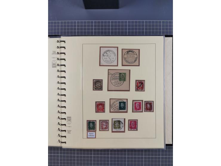 1875/45, umfangreiche Sammlung mit einigen hundert Briefen, Karten und Ganzsachen sowie einigen Briefstücken und losen Marken