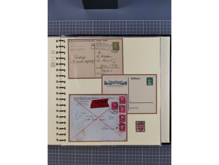 1875/45, umfangreiche Sammlung mit einigen hundert Briefen, Karten und Ganzsachen sowie einigen Briefstücken und losen Marken