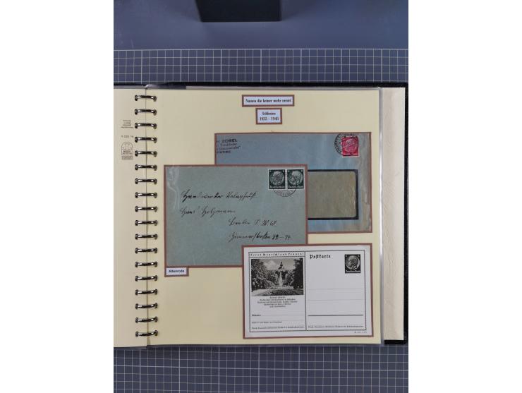 1875/45, umfangreiche Sammlung mit einigen hundert Briefen, Karten und Ganzsachen sowie einigen Briefstücken und losen Marken