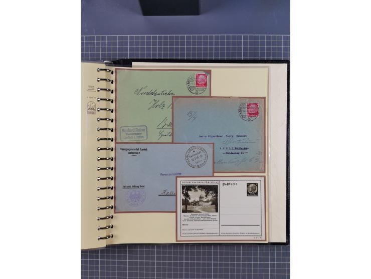 1875/45, umfangreiche Sammlung mit einigen hundert Briefen, Karten und Ganzsachen sowie einigen Briefstücken und losen Marken