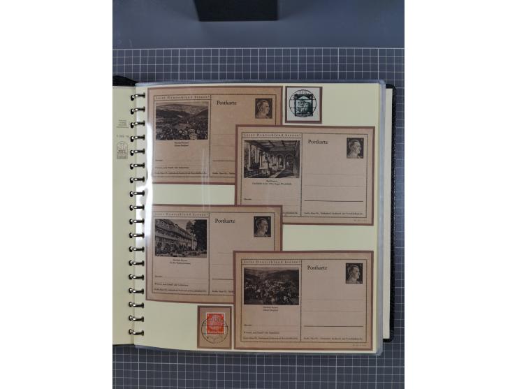 1875/45, umfangreiche Sammlung mit einigen hundert Briefen, Karten und Ganzsachen sowie einigen Briefstücken und losen Marken