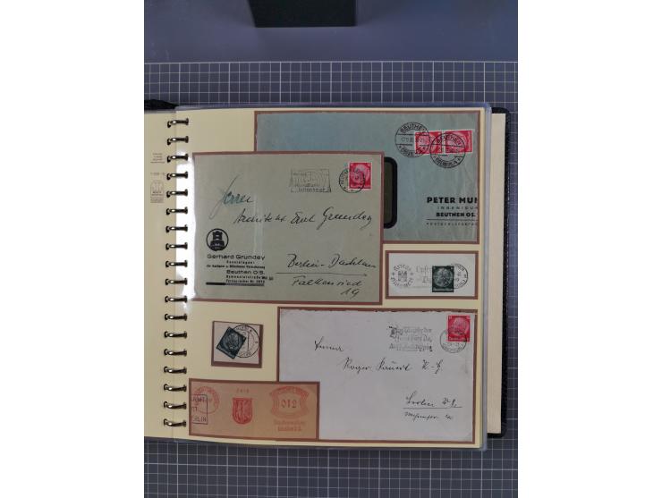 1875/45, umfangreiche Sammlung mit einigen hundert Briefen, Karten und Ganzsachen sowie einigen Briefstücken und losen Marken