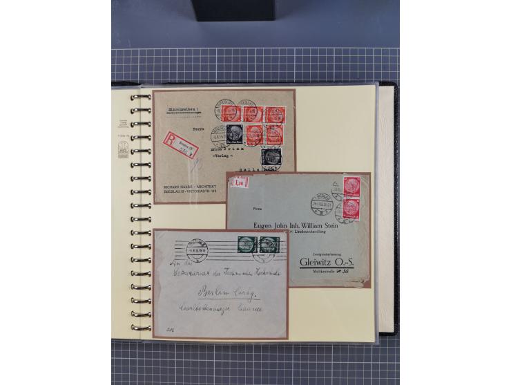 1875/45, umfangreiche Sammlung mit einigen hundert Briefen, Karten und Ganzsachen sowie einigen Briefstücken und losen Marken