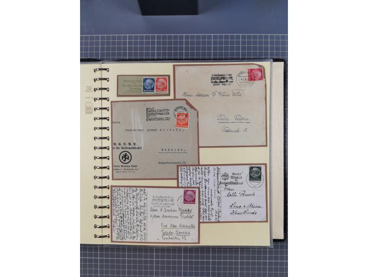 1875/45, umfangreiche Sammlung mit einigen hundert Briefen, Karten und Ganzsachen sowie einigen Briefstücken und losen Marken