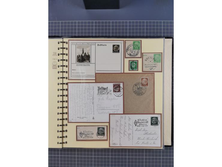 1875/45, umfangreiche Sammlung mit einigen hundert Briefen, Karten und Ganzsachen sowie einigen Briefstücken und losen Marken