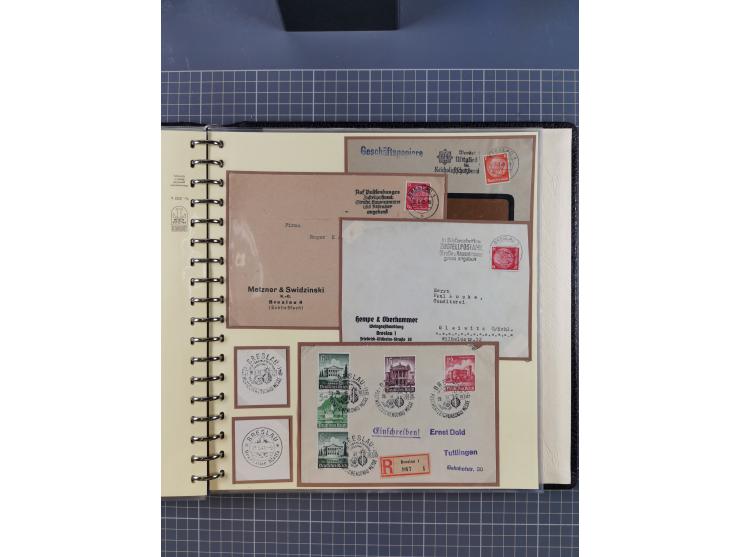 1875/45, umfangreiche Sammlung mit einigen hundert Briefen, Karten und Ganzsachen sowie einigen Briefstücken und losen Marken