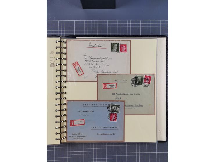 1875/45, umfangreiche Sammlung mit einigen hundert Briefen, Karten und Ganzsachen sowie einigen Briefstücken und losen Marken