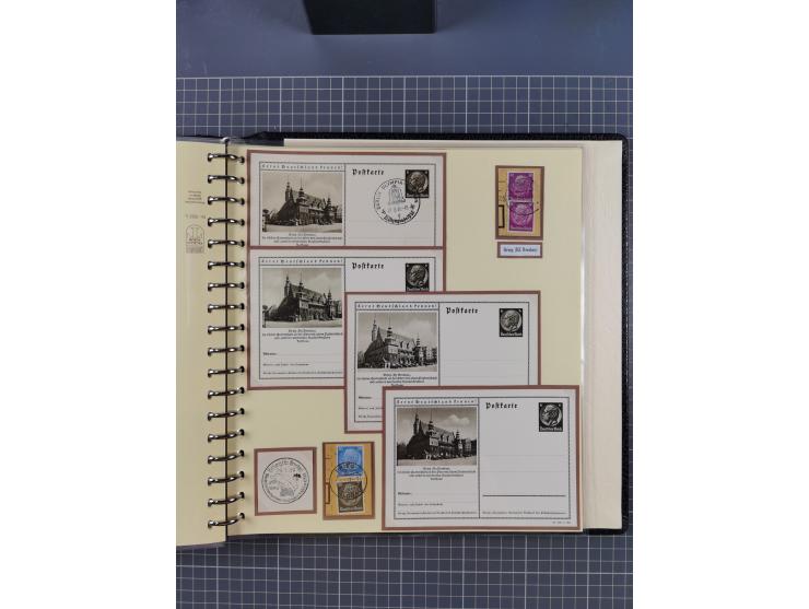 1875/45, umfangreiche Sammlung mit einigen hundert Briefen, Karten und Ganzsachen sowie einigen Briefstücken und losen Marken