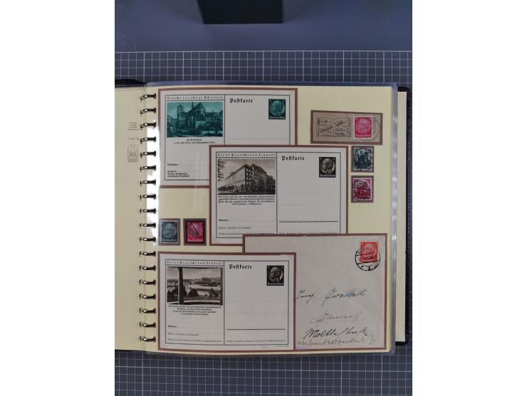 1875/45, umfangreiche Sammlung mit einigen hundert Briefen, Karten und Ganzsachen sowie einigen Briefstücken und losen Marken