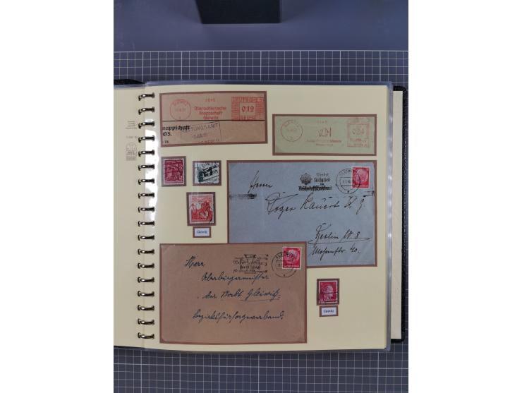 1875/45, umfangreiche Sammlung mit einigen hundert Briefen, Karten und Ganzsachen sowie einigen Briefstücken und losen Marken