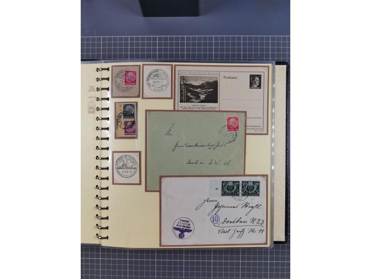 1875/45, umfangreiche Sammlung mit einigen hundert Briefen, Karten und Ganzsachen sowie einigen Briefstücken und losen Marken
