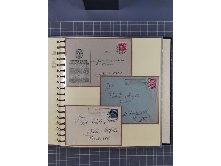 1875/45, umfangreiche Sammlung mit einigen hundert Briefen, Karten und Ganzsachen sowie einigen Briefstücken und losen Marken