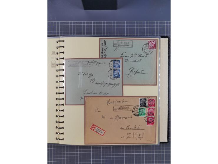 1875/45, umfangreiche Sammlung mit einigen hundert Briefen, Karten und Ganzsachen sowie einigen Briefstücken und losen Marken