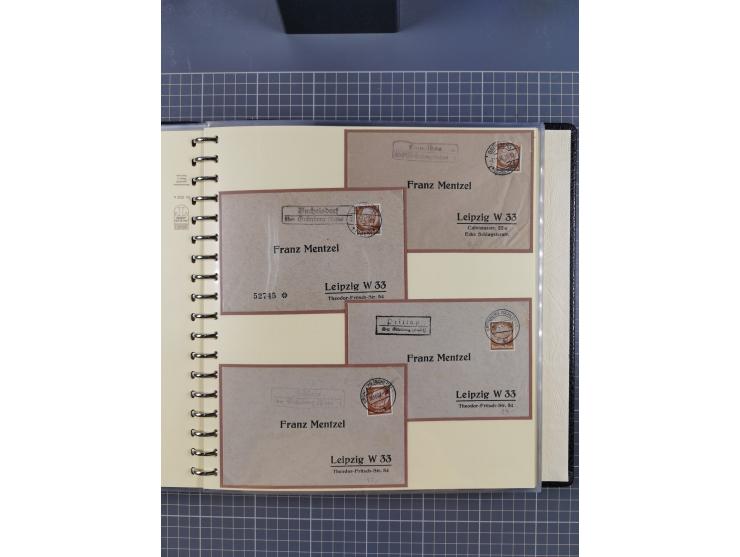 1875/45, umfangreiche Sammlung mit einigen hundert Briefen, Karten und Ganzsachen sowie einigen Briefstücken und losen Marken