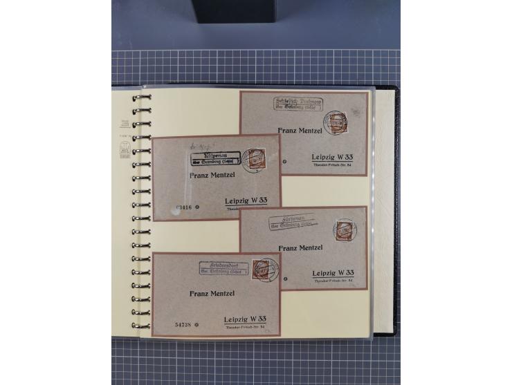 1875/45, umfangreiche Sammlung mit einigen hundert Briefen, Karten und Ganzsachen sowie einigen Briefstücken und losen Marken