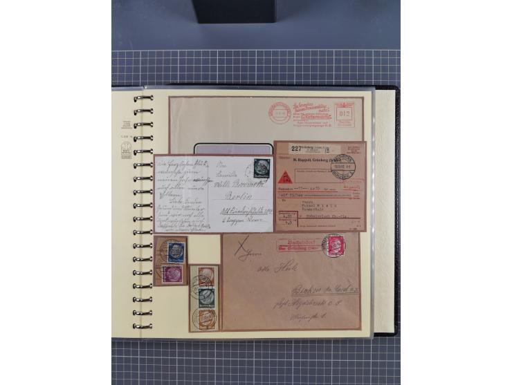 1875/45, umfangreiche Sammlung mit einigen hundert Briefen, Karten und Ganzsachen sowie einigen Briefstücken und losen Marken