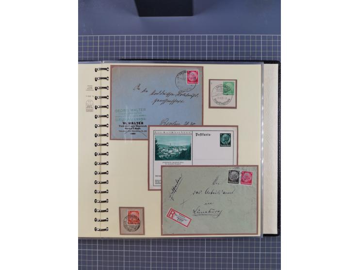 1875/45, umfangreiche Sammlung mit einigen hundert Briefen, Karten und Ganzsachen sowie einigen Briefstücken und losen Marken