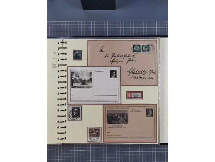 1875/45, umfangreiche Sammlung mit einigen hundert Briefen, Karten und Ganzsachen sowie einigen Briefstücken und losen Marken