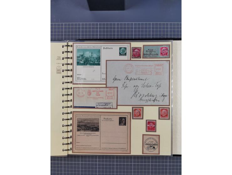 1875/45, umfangreiche Sammlung mit einigen hundert Briefen, Karten und Ganzsachen sowie einigen Briefstücken und losen Marken