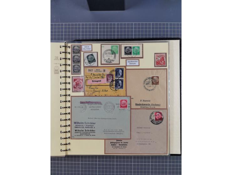 1875/45, umfangreiche Sammlung mit einigen hundert Briefen, Karten und Ganzsachen sowie einigen Briefstücken und losen Marken