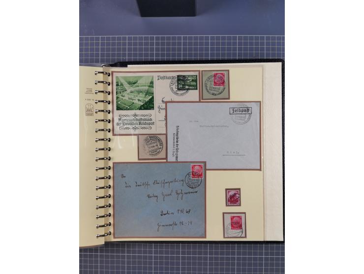 1875/45, umfangreiche Sammlung mit einigen hundert Briefen, Karten und Ganzsachen sowie einigen Briefstücken und losen Marken