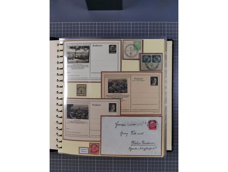 1875/45, umfangreiche Sammlung mit einigen hundert Briefen, Karten und Ganzsachen sowie einigen Briefstücken und losen Marken