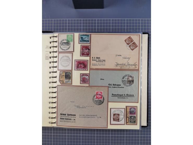 1875/45, umfangreiche Sammlung mit einigen hundert Briefen, Karten und Ganzsachen sowie einigen Briefstücken und losen Marken