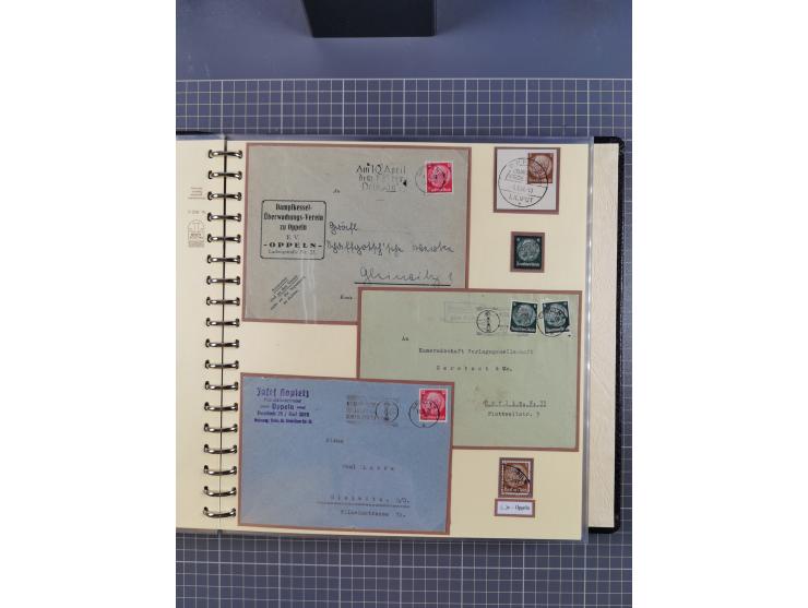 1875/45, umfangreiche Sammlung mit einigen hundert Briefen, Karten und Ganzsachen sowie einigen Briefstücken und losen Marken