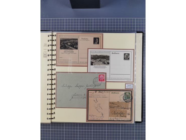 1875/45, umfangreiche Sammlung mit einigen hundert Briefen, Karten und Ganzsachen sowie einigen Briefstücken und losen Marken