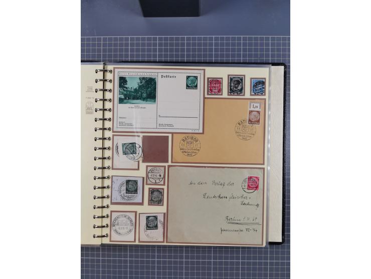 1875/45, umfangreiche Sammlung mit einigen hundert Briefen, Karten und Ganzsachen sowie einigen Briefstücken und losen Marken