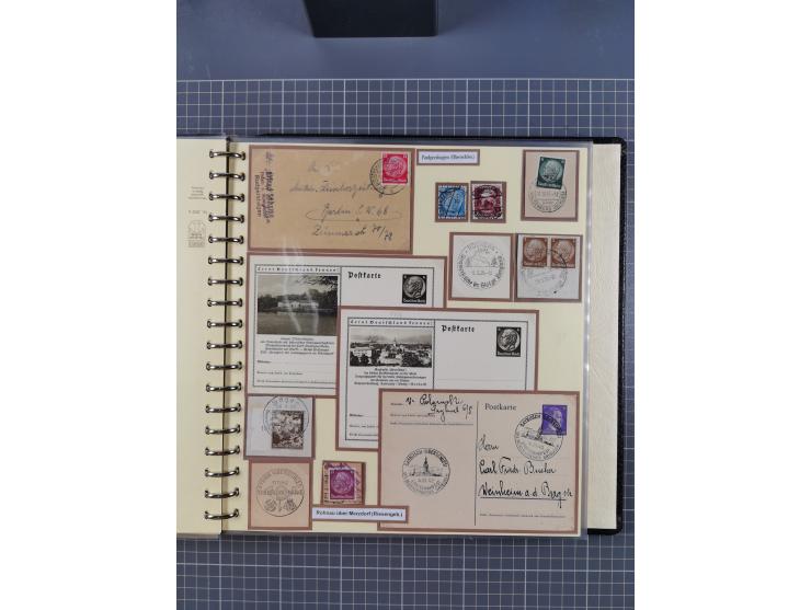 1875/45, umfangreiche Sammlung mit einigen hundert Briefen, Karten und Ganzsachen sowie einigen Briefstücken und losen Marken