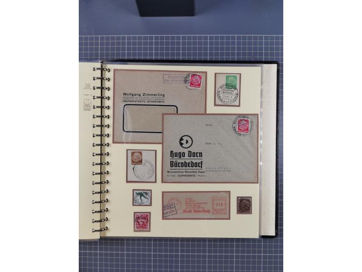 1875/45, umfangreiche Sammlung mit einigen hundert Briefen, Karten und Ganzsachen sowie einigen Briefstücken und losen Marken