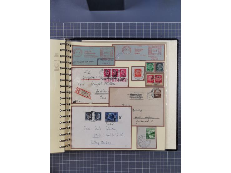 1875/45, umfangreiche Sammlung mit einigen hundert Briefen, Karten und Ganzsachen sowie einigen Briefstücken und losen Marken