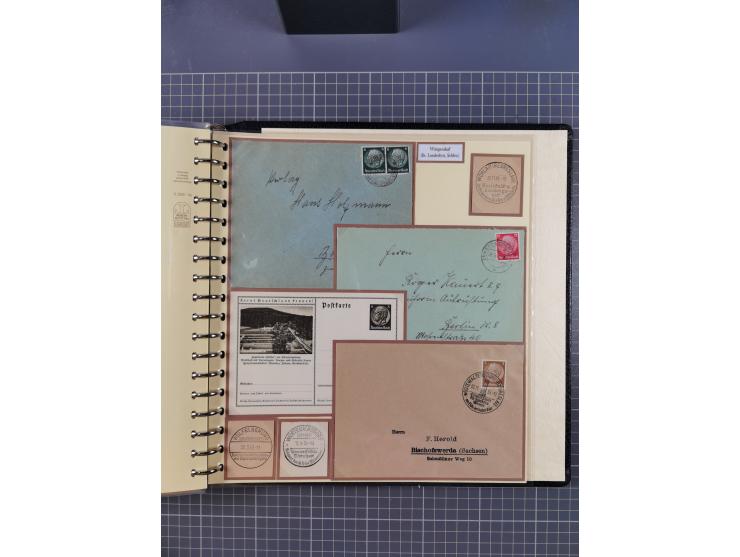 1875/45, umfangreiche Sammlung mit einigen hundert Briefen, Karten und Ganzsachen sowie einigen Briefstücken und losen Marken