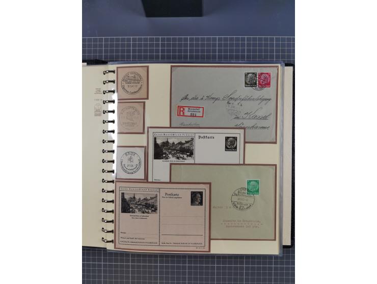 1875/45, umfangreiche Sammlung mit einigen hundert Briefen, Karten und Ganzsachen sowie einigen Briefstücken und losen Marken