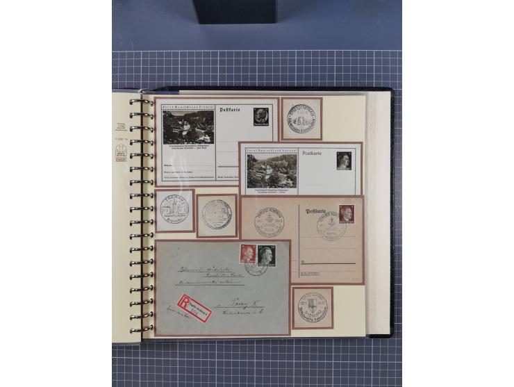 1875/45, umfangreiche Sammlung mit einigen hundert Briefen, Karten und Ganzsachen sowie einigen Briefstücken und losen Marken