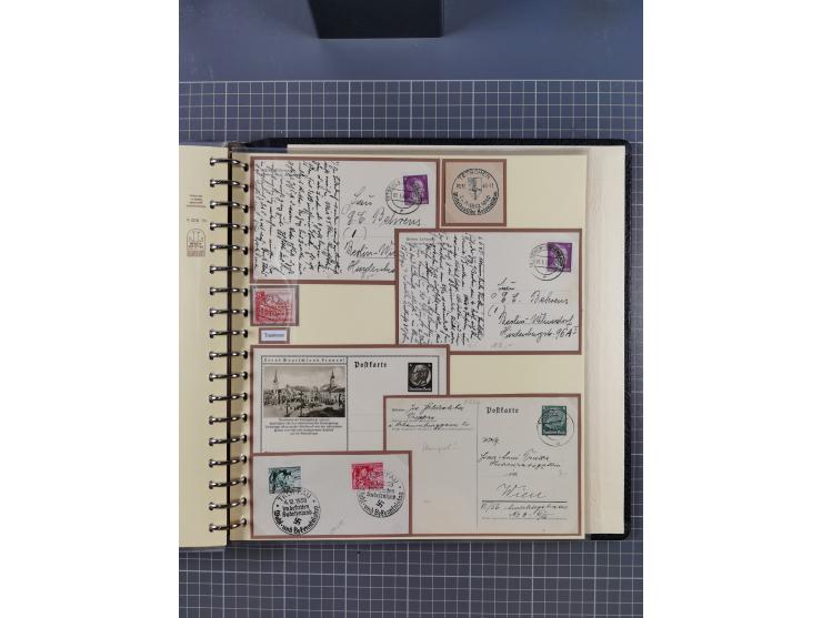 1875/45, umfangreiche Sammlung mit einigen hundert Briefen, Karten und Ganzsachen sowie einigen Briefstücken und losen Marken