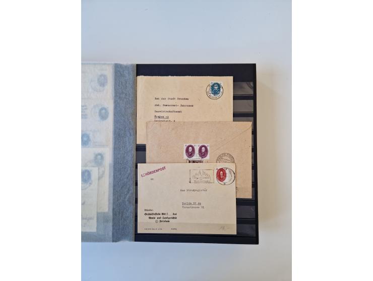1949/90, umfangreiche gestempelte und zusätzlich postfrisch/ungebrauchte Sammlung mit einigen Doubletten und sehr vielen Brie