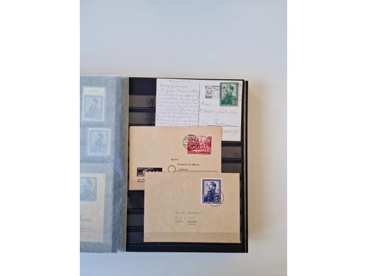 1949/90, umfangreiche gestempelte und zusätzlich postfrisch/ungebrauchte Sammlung mit einigen Doubletten und sehr vielen Brie