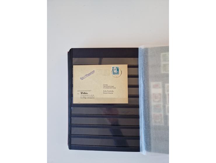 1949/90, umfangreiche gestempelte und zusätzlich postfrisch/ungebrauchte Sammlung mit einigen Doubletten und sehr vielen Brie