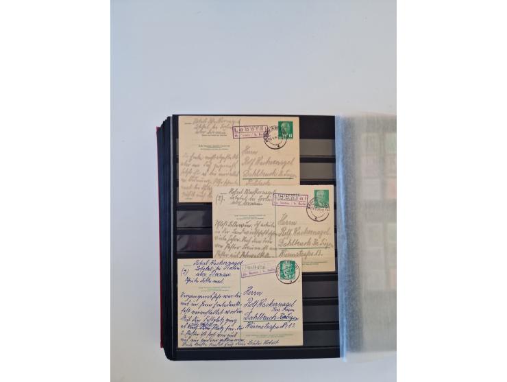 1949/90, umfangreiche gestempelte und zusätzlich postfrisch/ungebrauchte Sammlung mit einigen Doubletten und sehr vielen Brie