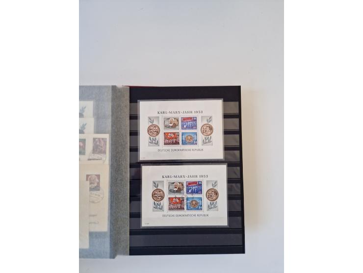 1949/90, umfangreiche gestempelte und zusätzlich postfrisch/ungebrauchte Sammlung mit einigen Doubletten und sehr vielen Brie