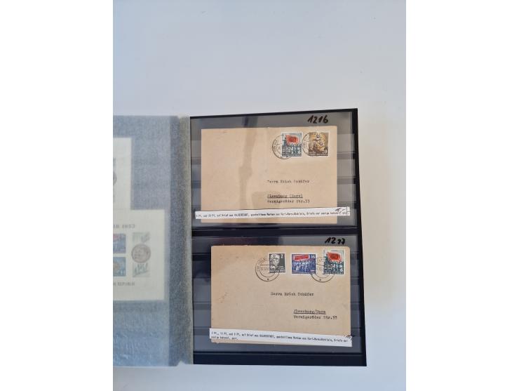 1949/90, umfangreiche gestempelte und zusätzlich postfrisch/ungebrauchte Sammlung mit einigen Doubletten und sehr vielen Brie