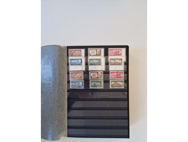 1949/90, umfangreiche gestempelte und zusätzlich postfrisch/ungebrauchte Sammlung mit einigen Doubletten und sehr vielen Brie